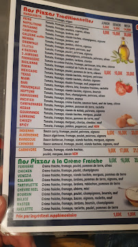 Carte du Pizza di Napoli à La Loupe
