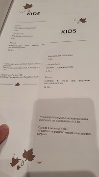 Restaurant Traubenwirt à Brixen - menu / carte