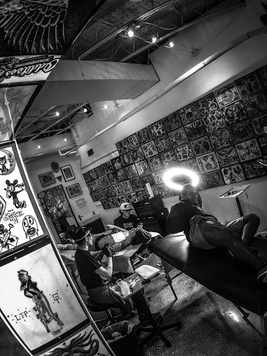 Explore chicano tattoo sleeve ideas, creative tattoo ideas in Atlanta, available at Big Cat Tattoo