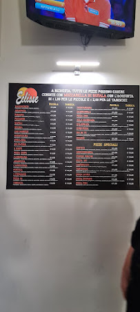 Menu / carte de Eclisse à Salemi