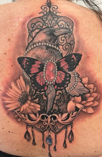 Explore dog love tattoo ideas, creative tattoo ideas in Concord, available at The Lost Sheep Tattoo