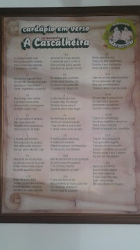 A Cascalheira à  menu