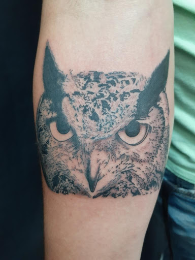 Explore camper tattoo ideas, creative tattoo ideas in Denver, available at 5280 INK