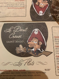Restaurant La Dent Creuse à Saint-Malo (la carte)