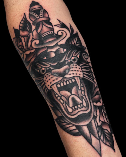 Explore side tattoo ideas for guys, creative tattoo ideas in Johnson City, available at Gold Cross Tattoo Co.