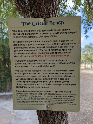 Golf Club «Flying Armadillo Disc Golf Club», reviews and photos, 3115 Hilliard Rd, San Marcos, TX 78666, USA