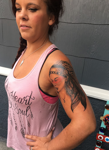 Explore praying mantis tattoo ideas, creative tattoo ideas in Spokane, available at Ron LeMay Tattoo