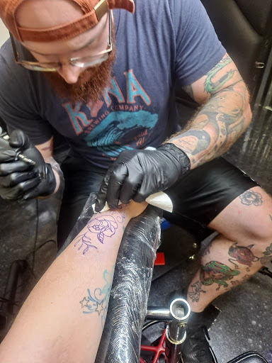 Explore small fishing tattoo ideas, creative tattoo ideas in Hagerstown, available at Tomahawk Tattoo MD