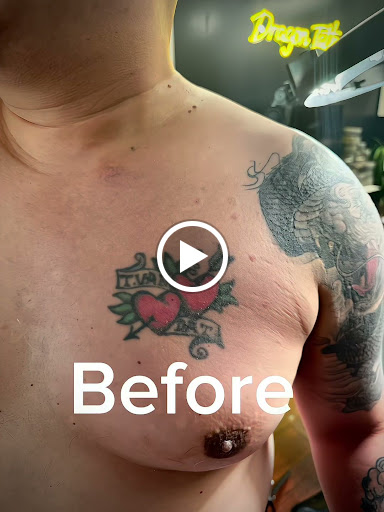 Explore cover up hand tattoo ideas, creative tattoo ideas in Seattle, available at Dragon Tattoo