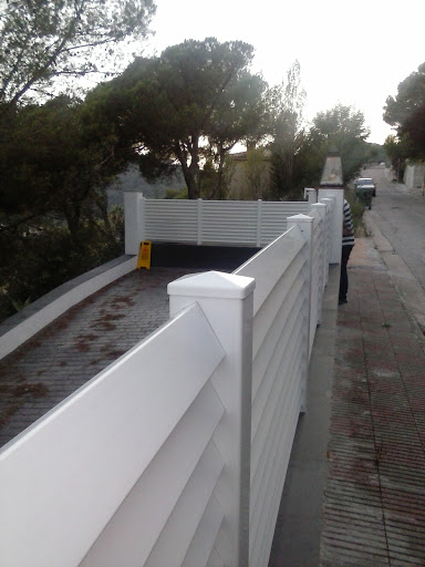 Vallas Jardín PVC Tancaments Catalunya