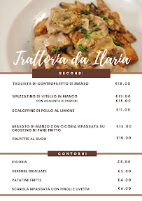 Menu / carte de Trattoria Da Ilaria à Bracciano