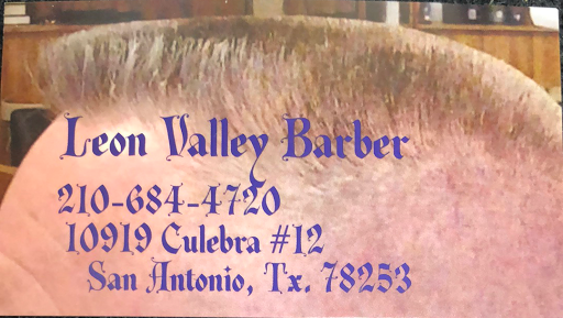 Barber Shop «Leon Valley Barber Shop», reviews and photos, 10919 Culebra Rd #112, San Antonio, TX 78253, USA