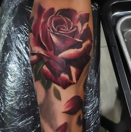 Explore small elephant tattoo ideas, creative tattoo ideas in Wichita Falls, available at Firme Copias Tattoo shop