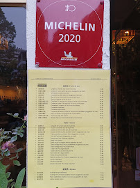 Mer de Chine à Paris menu