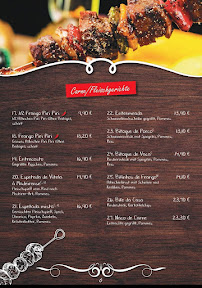Menu du Casa Lusitano à Bad Oeynhausen