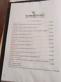 Menu du Locanda Del Cacciatore à Gromo