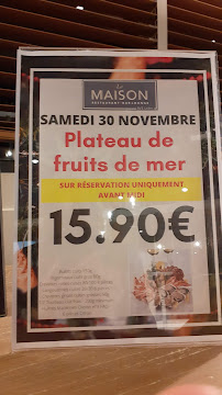 La MAISON restaurant By E.Leclerc à Bailleul menu