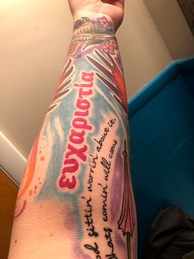 Explore 3 initial tattoo ideas, creative tattoo ideas in Waterloo, available at Triple Diamond Tattoo