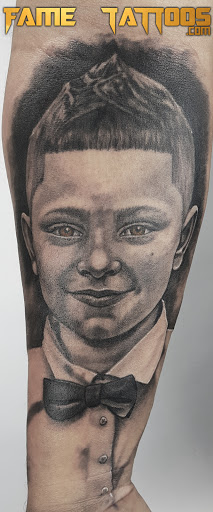 Explore tattoo ideas for names, creative tattoo ideas in Hialeah, available at Fame Tattoos