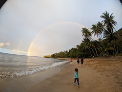 Foto van Moara Beach en de nederzetting
