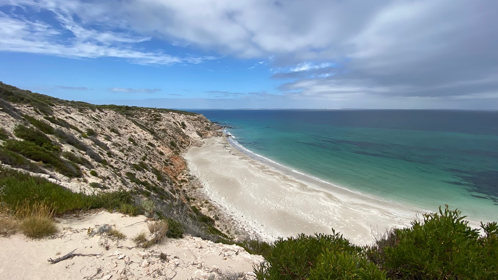 Gallipoli Beach的照片 带有宽敞的海岸