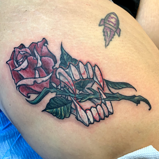 Explore mary jane tattoo ideas, creative tattoo ideas in Augusta, available at Mr. Tattoo