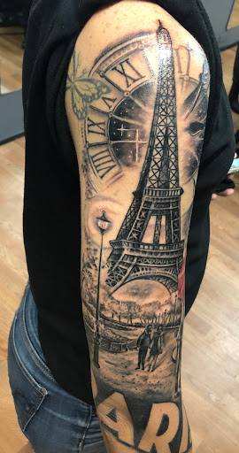 Explore moon phase tattoo ideas, creative tattoo ideas in Sarasota, available at SEVEN SINS Tattoo Studio