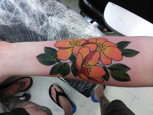 Explore insect tattoo ideas, creative tattoo ideas in Pasadena, available at Outlaw Art Gallery and Tattoos