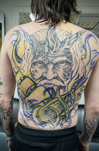 Explore microphone tattoo ideas, creative tattoo ideas in Oklahoma City, available at Temple Tattoo Studio Okc