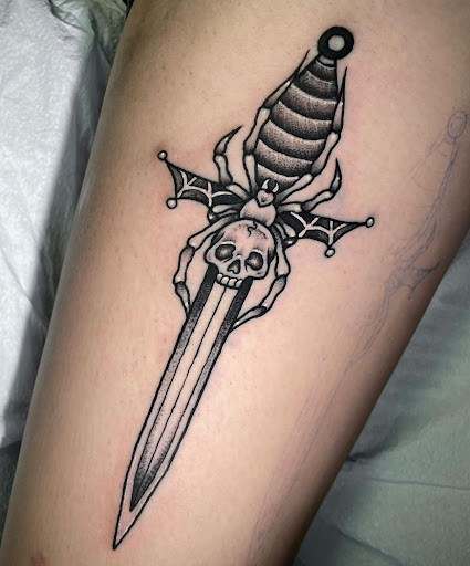 Explore inner ear tattoo ideas, creative tattoo ideas in Modesto, available at Dying Art Tattoo