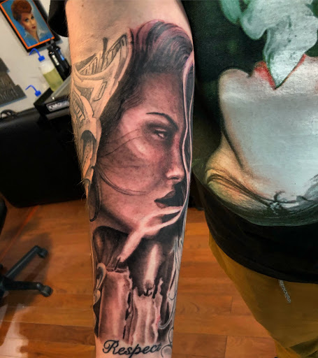 Explore character tattoo ideas, creative tattoo ideas in Beaumont, available at Roots Tattoo Studio