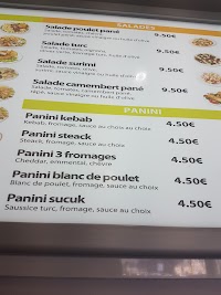 Menu du Snack Istanbul à Cuers