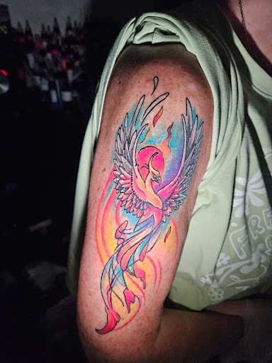 Explore spiritual tattoo ideas, creative tattoo ideas in Angola, available at Hoodlum Ink