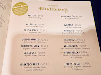 Menu du Hans Im Glück à Landshut