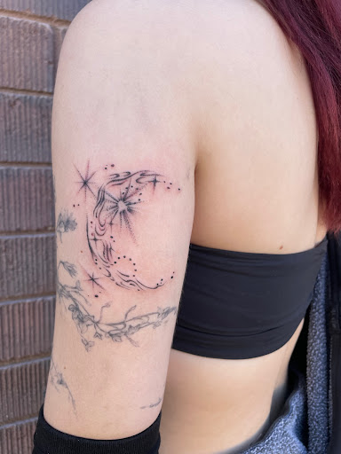 Explore filler ideas for sleeve tattoos, creative tattoo ideas in Peoria, available at Modern Ink Tattoo