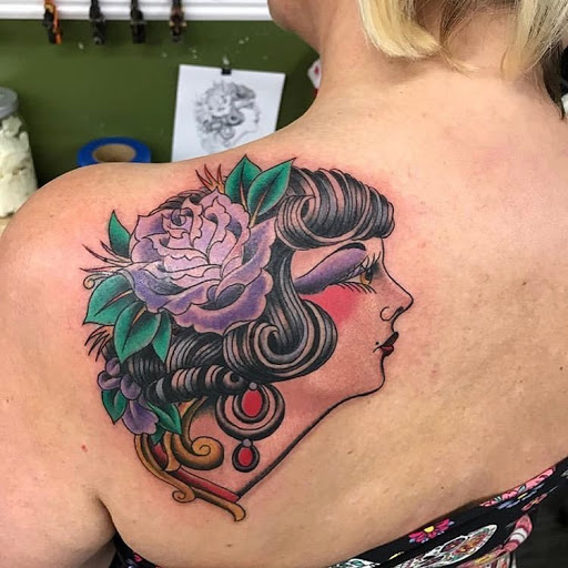Explore woman side tattoo ideas, creative tattoo ideas in Twentynine Palms, available at Hilltop Tattoo Company