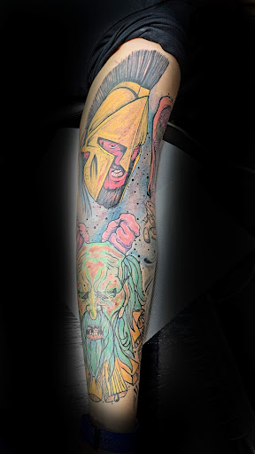 Explore surgical tech tattoo ideas, creative tattoo ideas in Columbus, available at Broken Tarot Tattoo Parlour