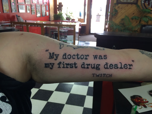 Explore foot print tattoo ideas, creative tattoo ideas in Black River Falls, available at Black River Tattoo