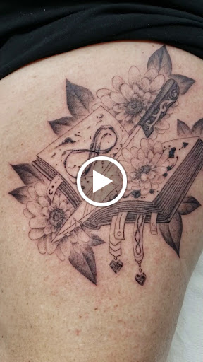 Explore birthday tattoo ideas for men, creative tattoo ideas in Lawrenceville, available at Steele Ink Studios Body Art