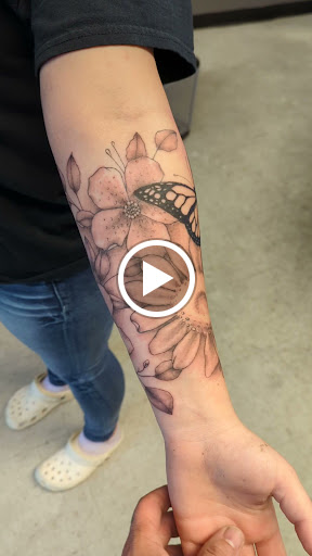 Explore power tattoo ideas, creative tattoo ideas in Austin, available at Heath Studios & Tattoo