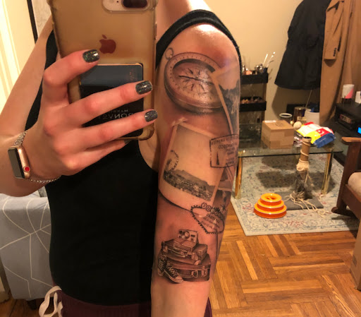 Explore cover up tattoo ideas male forearm, creative tattoo ideas in Astoria, available at INKSTINCT NYC