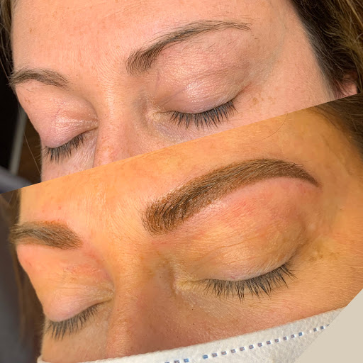 Explore hawaii flower tattoo ideas, creative tattoo ideas in Peoria Heights, available at BeautiFULL Brows By Jen Microblading - Permanent Makeup Wild Honey Beauty Studio