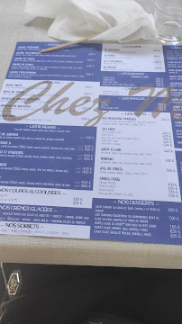 Chalet chez Mimi's restaurant au bord du lac à Aix-les-Bains menu