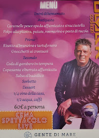 Menu du PAESANTE CINZIA à Pila