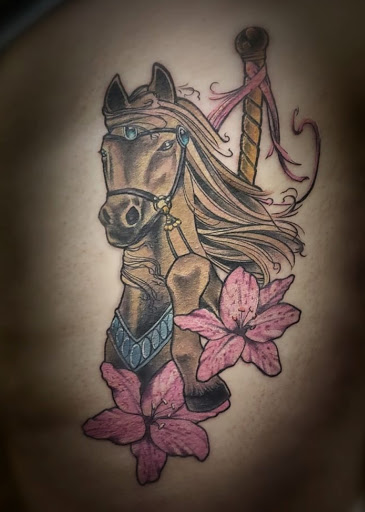 Explore neck tattoo ideas for females, creative tattoo ideas in Palm Coast, available at Elite Custom Tattooing