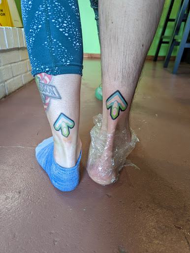 Explore mens half sleeve tattoo ideas, creative tattoo ideas in Fayetteville, available at Roostar Studios