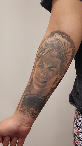 Explore timeline tattoo ideas, creative tattoo ideas in Norcross, available at JP Alfonso Studios