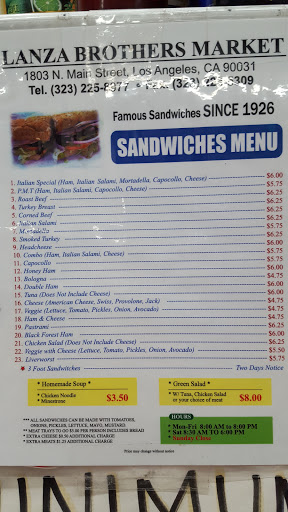Grocery Store «Lanza Brothers Market», reviews and photos, 1803 N Main St, Los Angeles, CA 90031, USA