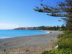 Foto von Kaikoura Beach mit lange, gerade küste