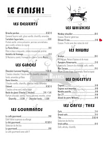 Carte du Restaurant Les Barrés à L'Île-d'Yeu